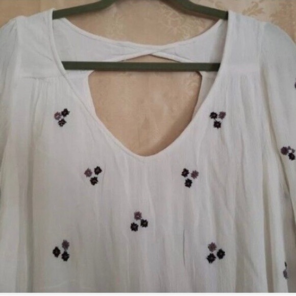 Free People Oxford Embroidery Dress/Tunic. Medium - Picture 7 of 11